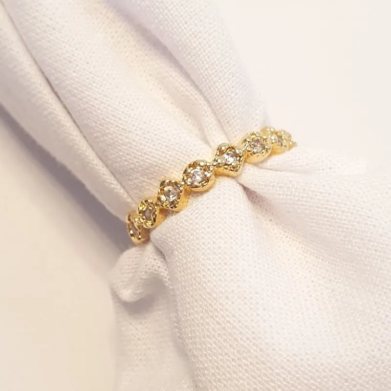 Anel Aparador Losangos Cravejados (n13)