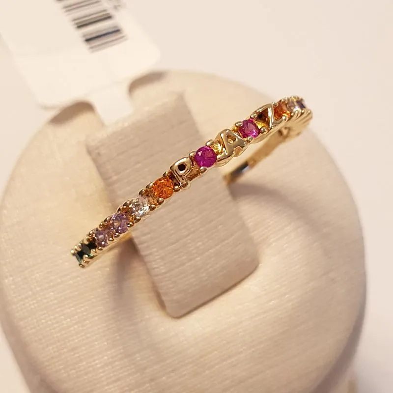 Anel PAZ Colorido (n18)