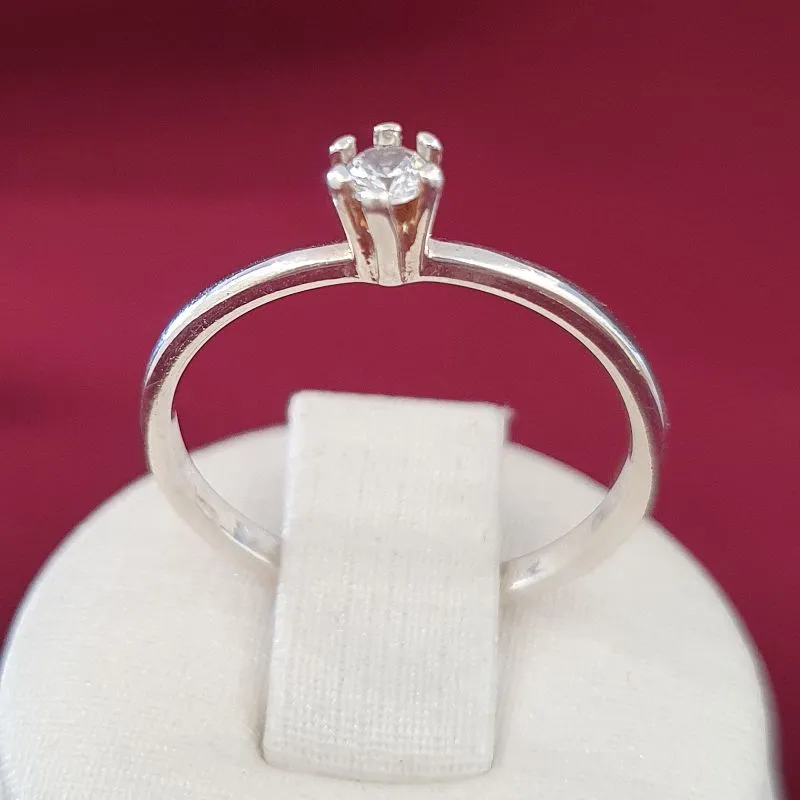 Anel Solitário Liso (n20)