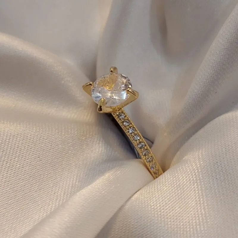 Anel Solitário Luxo (n15)