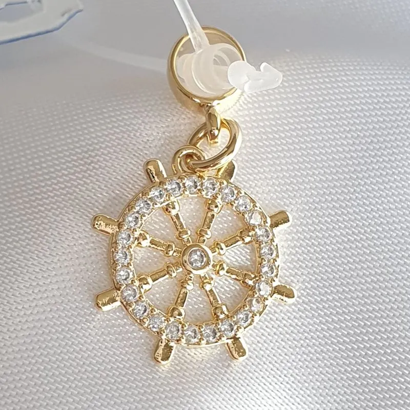 Berloque Leme Cravejado