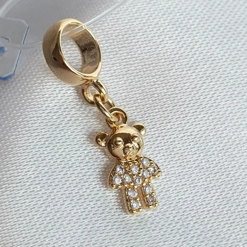 Berloque Ursinho Cravejado