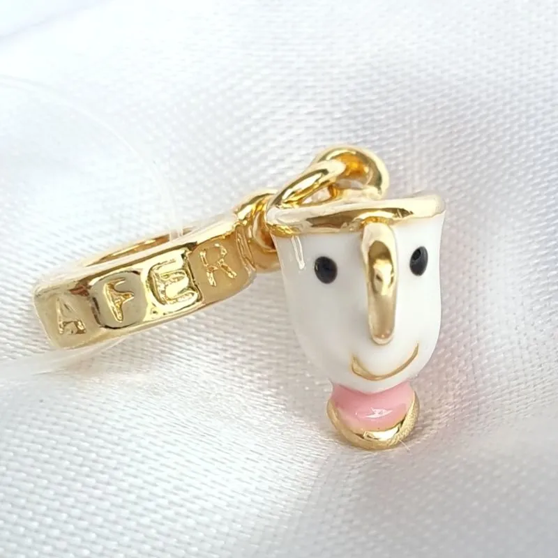 Berloque Xícara Zip (A Bela e a Fera)