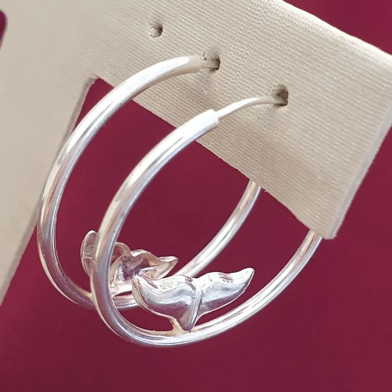 Brinco Argola Cauda de Sereia