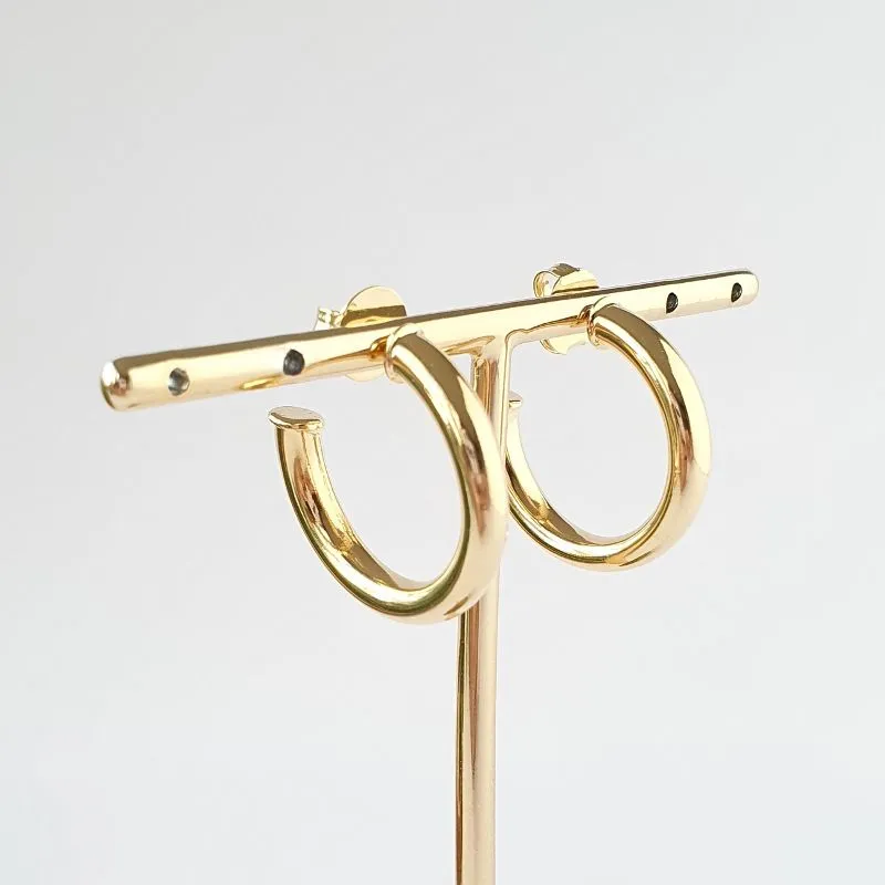 Brinco Argola Tubo M 4mm