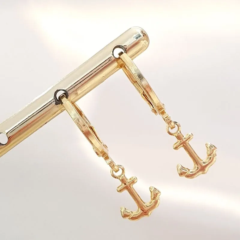 Brinco Argolinha Âncora