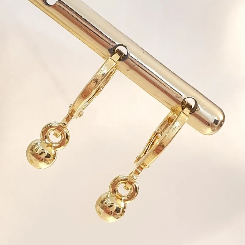 Brinco Argolinha Bolinha