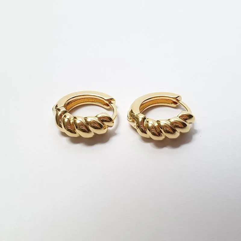 Brinco Argolinha Croissant G