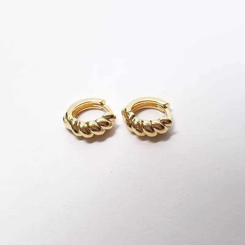 Brinco Argolinha Croissant P