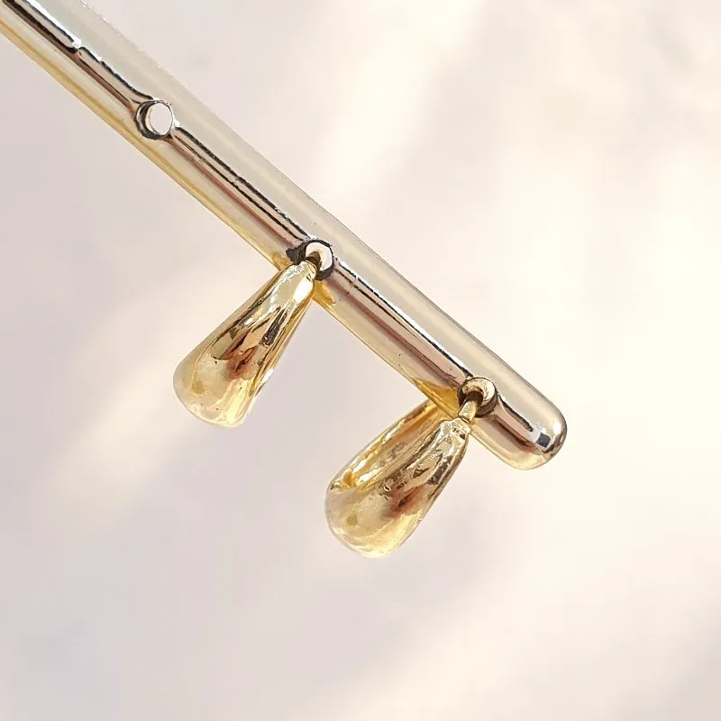 Brinco Argolinha Gota P