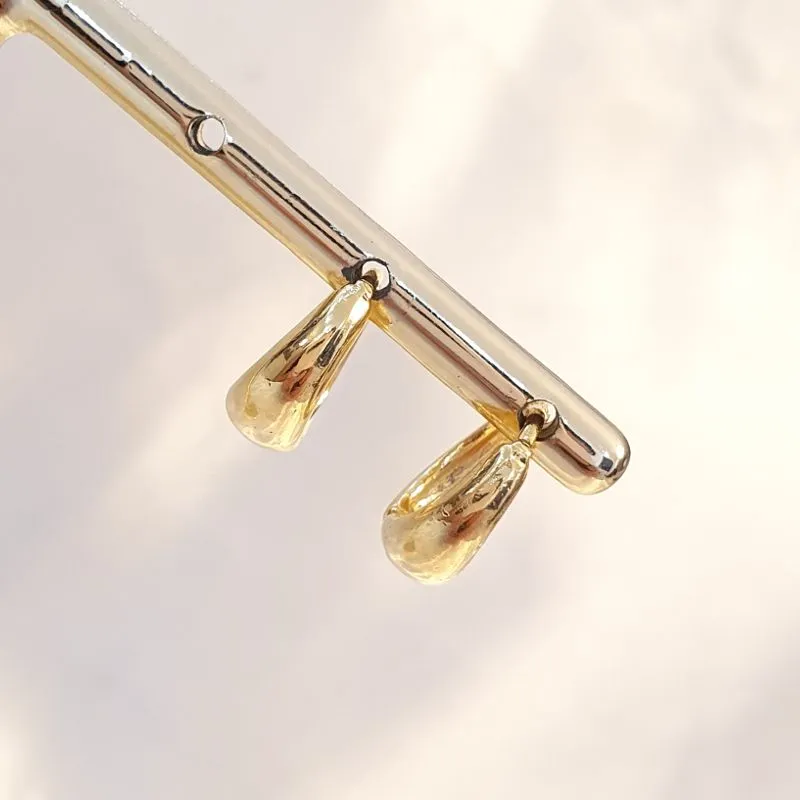 Brinco Argolinha Gota P