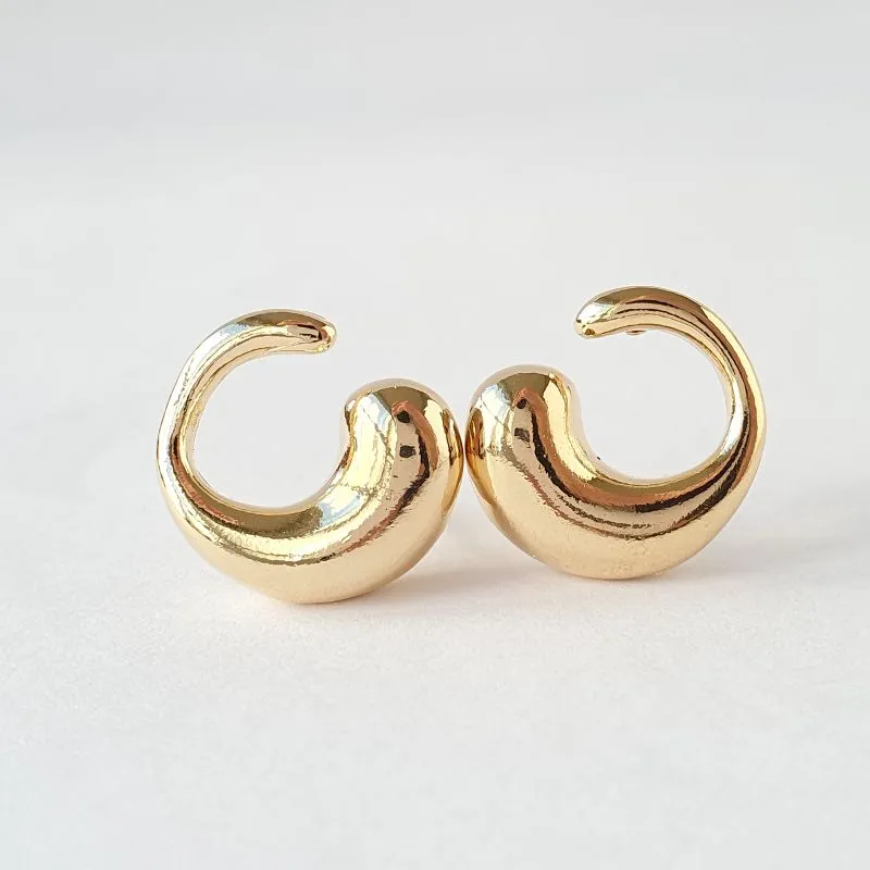 Brinco Círculo Ponta Gota Orgânica