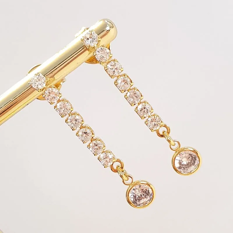 Brinco Fio Riviera Final Ponto de Luz