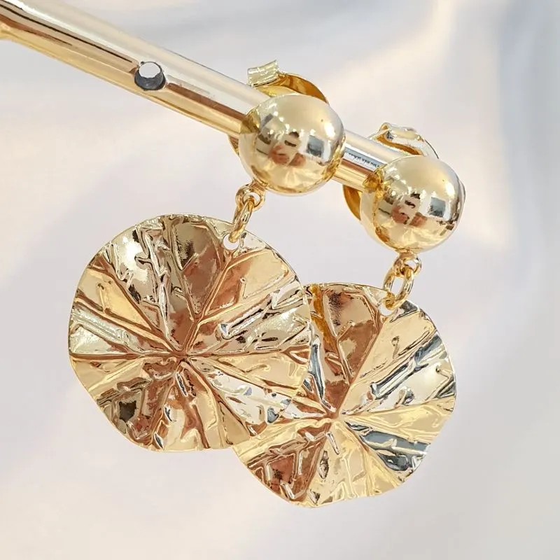 Brinco Orgânico Redondo Pendurado