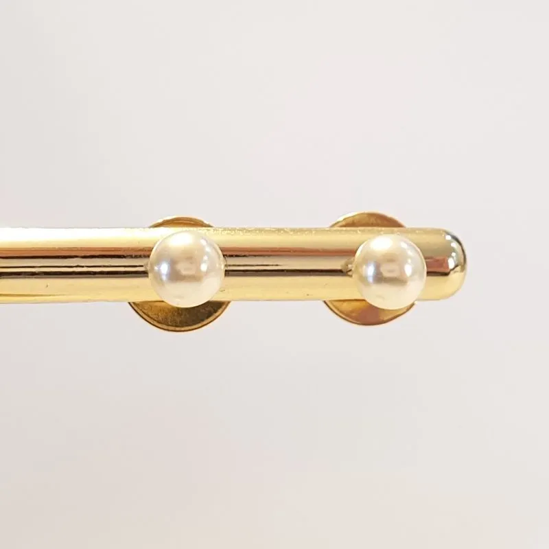 Brinco Pérola Dourada P