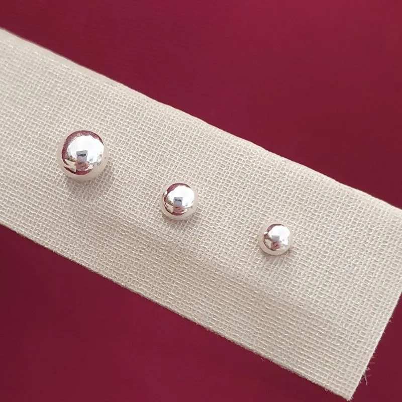 Brinco Trio Bolinhas (950)