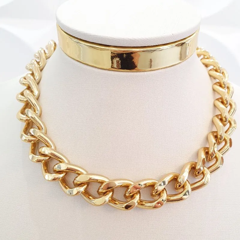 Colar Elos Grumet 9mm (choker)