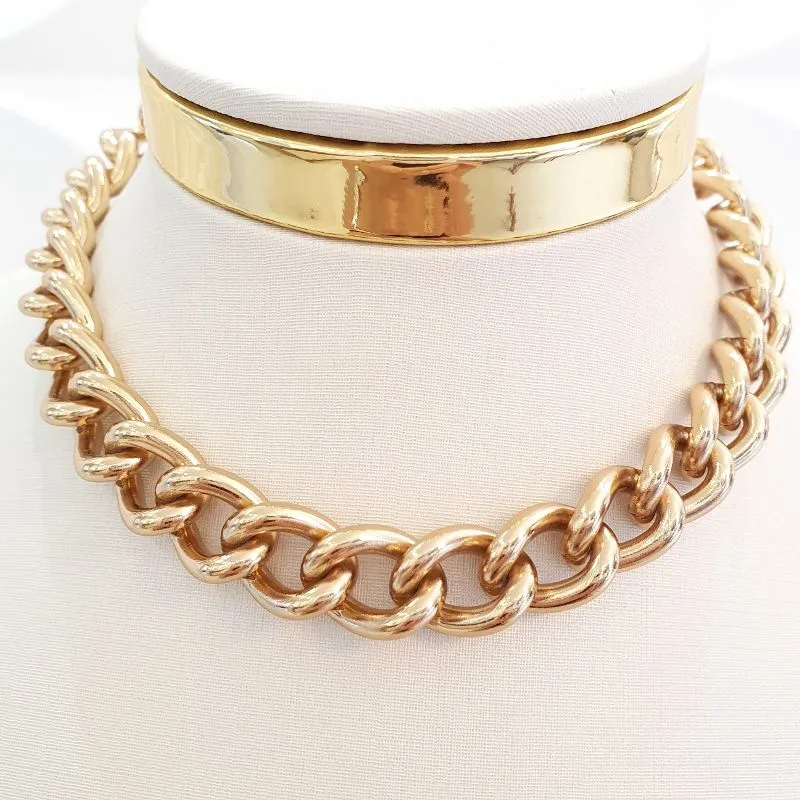 Colar Elos Torcidos (choker)