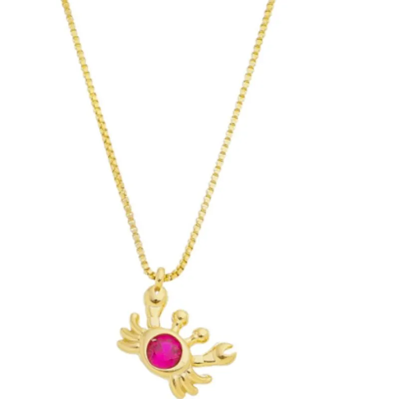 Colar Infantil Caranguejo