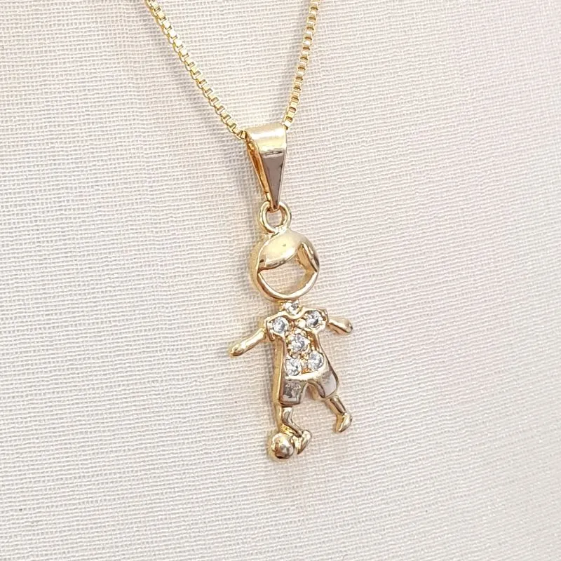 Colar Menino Cravejado