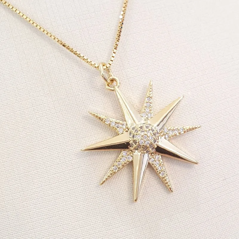 Colar Super Estrela Cravejada