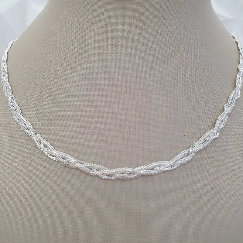 Colar Trançado 3 Fios