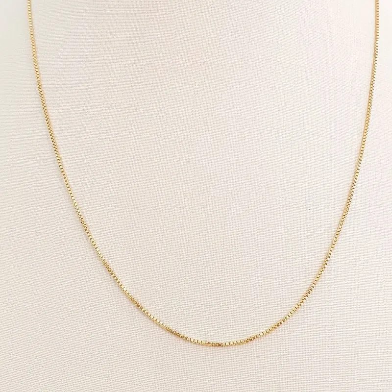 Colar Veneziana Fina 40cm