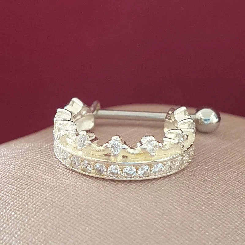 Piercing Aro Cravejado