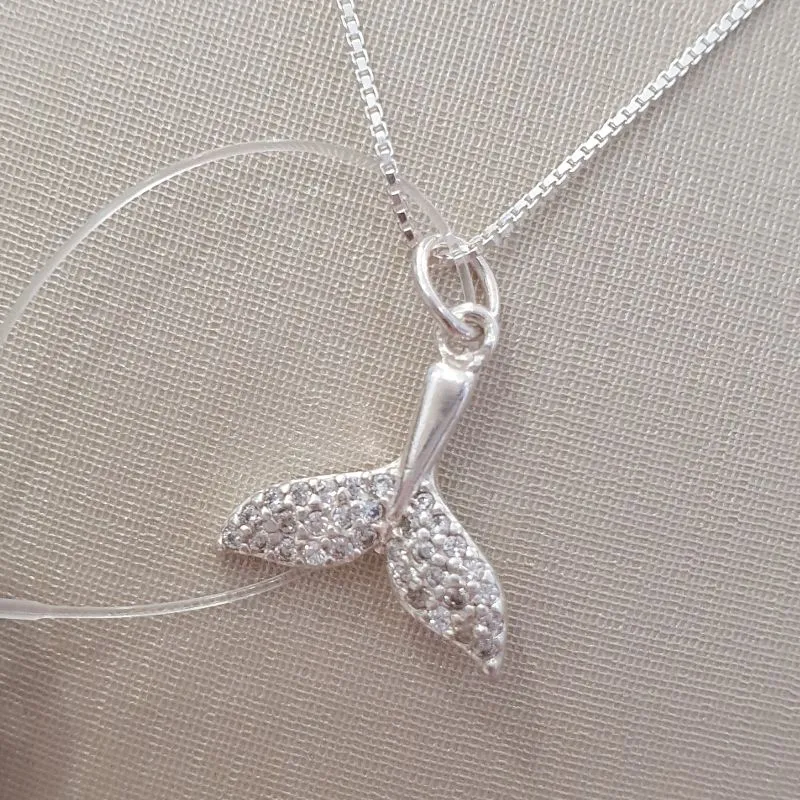 Pingente Rabo de Baleia Cravejado