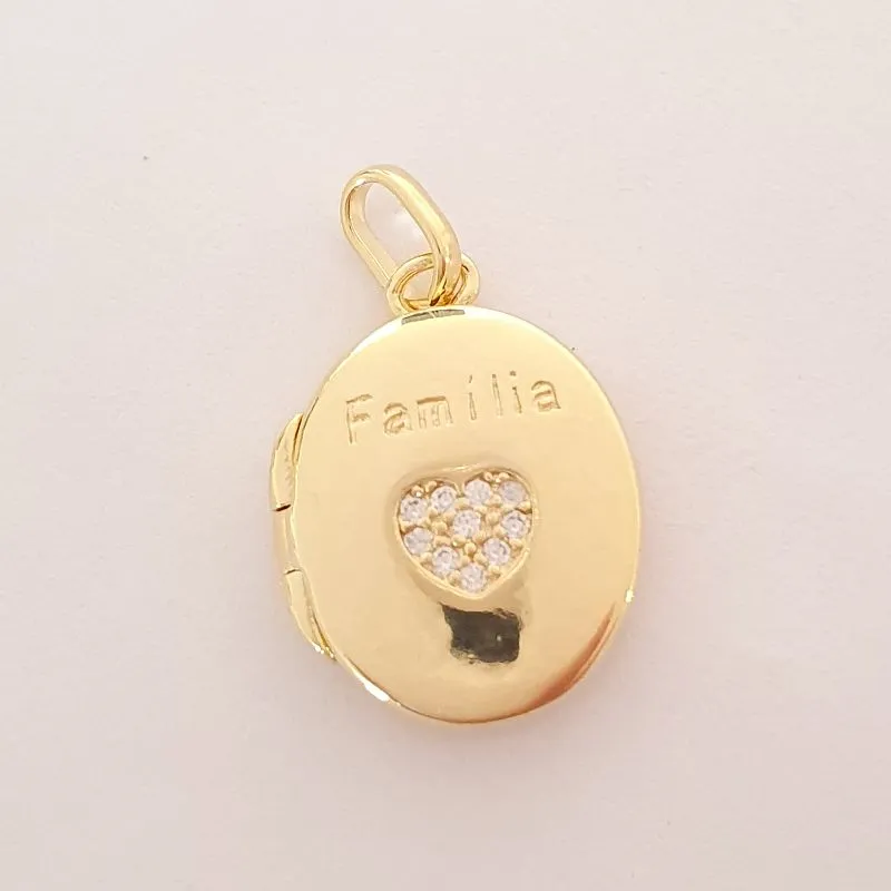 Pingente Relicário Família