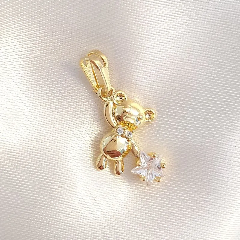 Pingente Ursinho com Estrela