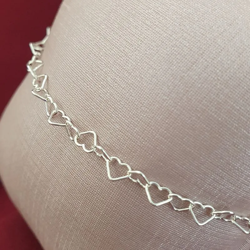 Pulseira Elos Corações