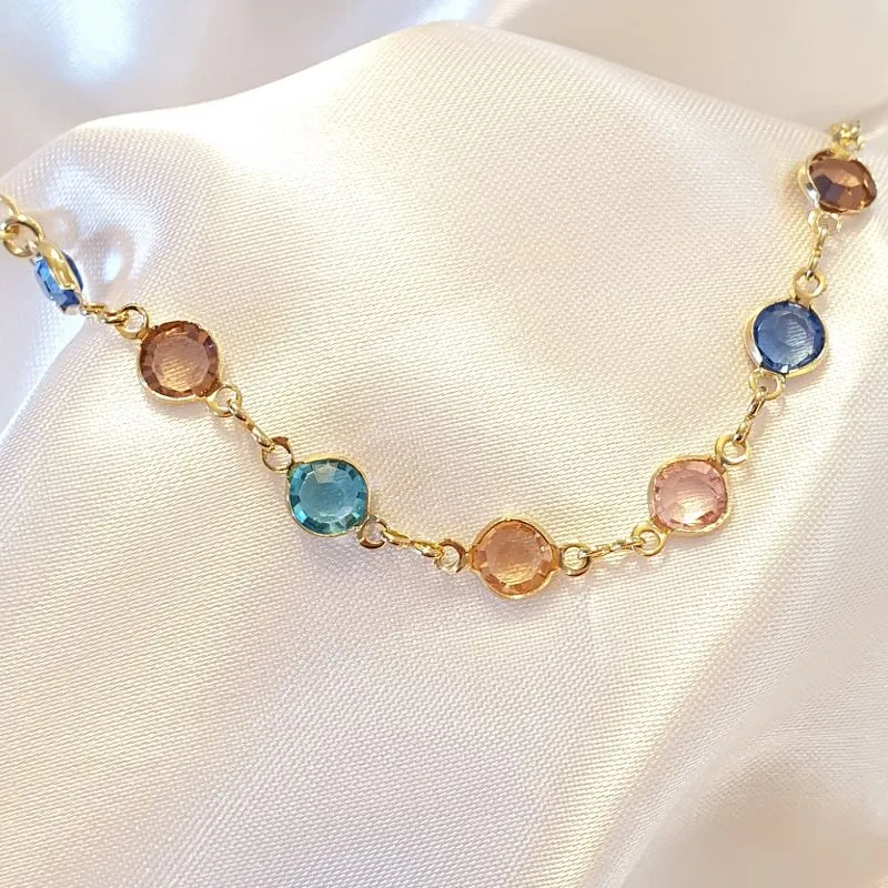 Pulseira Pedras Coloridas