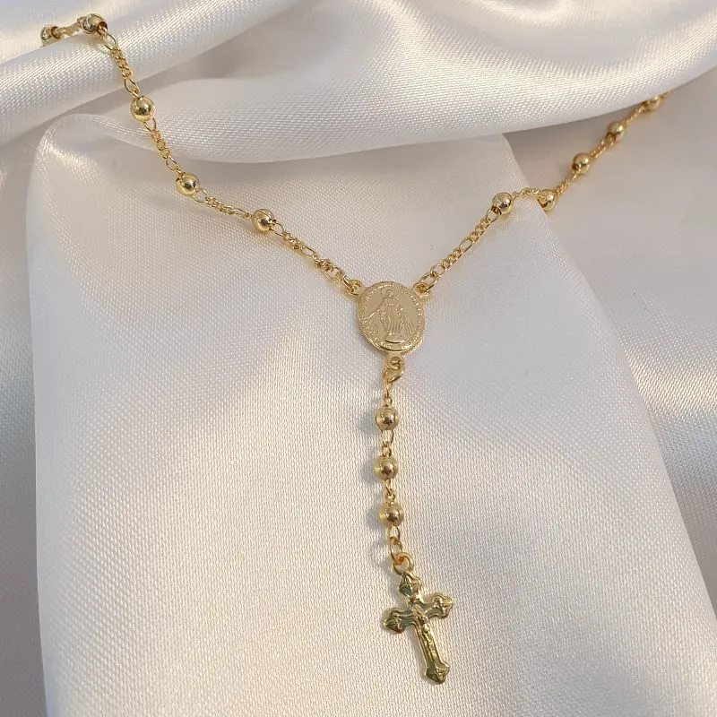 Pulseira Terço Medalha Nossa Senhora