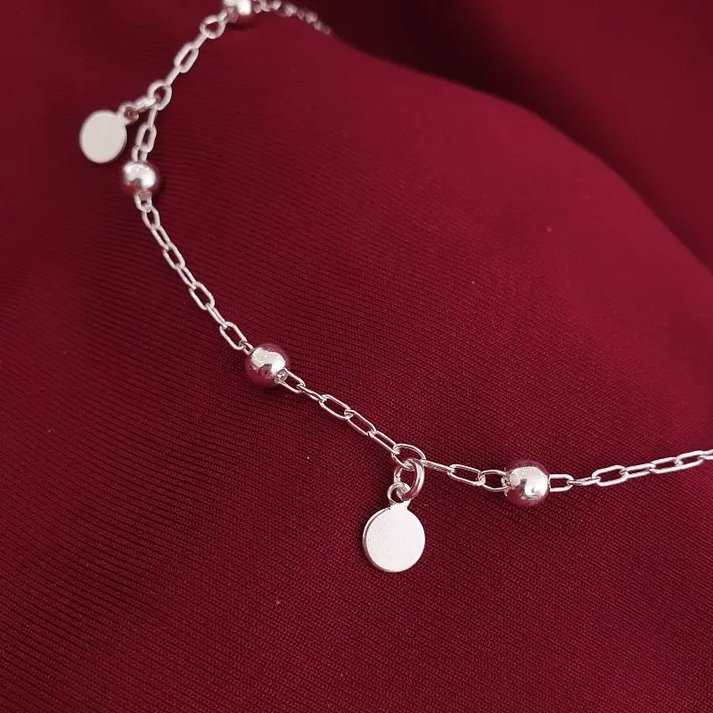 Tornozeleira Bolinhas e 3 Plaquinhas