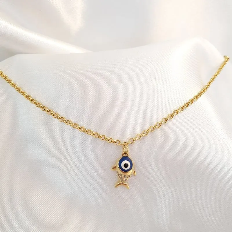 Tornozeleira Peixe Olho Grego