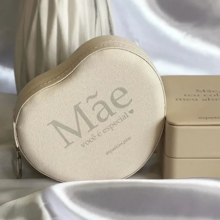 Porta-Joias Coração Mãe (Off White)