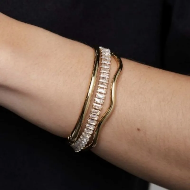 Bracelete Ondulado Fechado