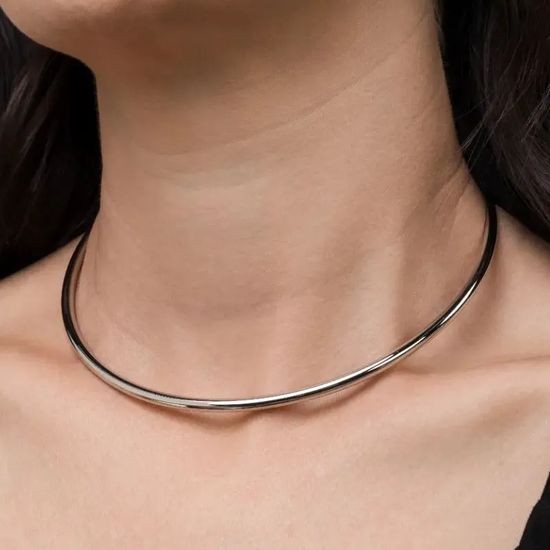 Colar Aro Tubo Liso (4mm)