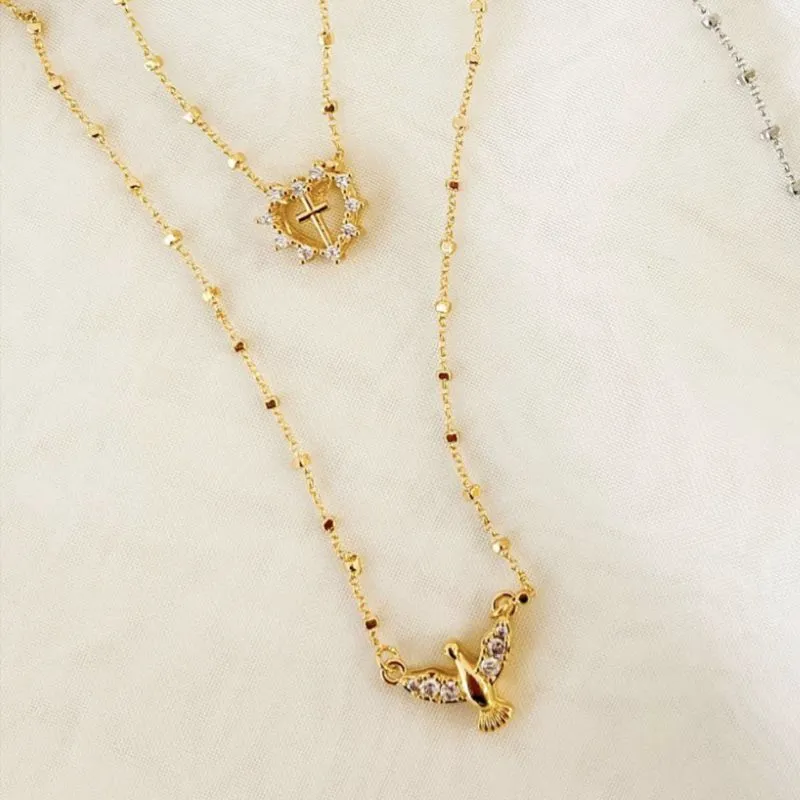 Colar Escapulário Espírito Santo