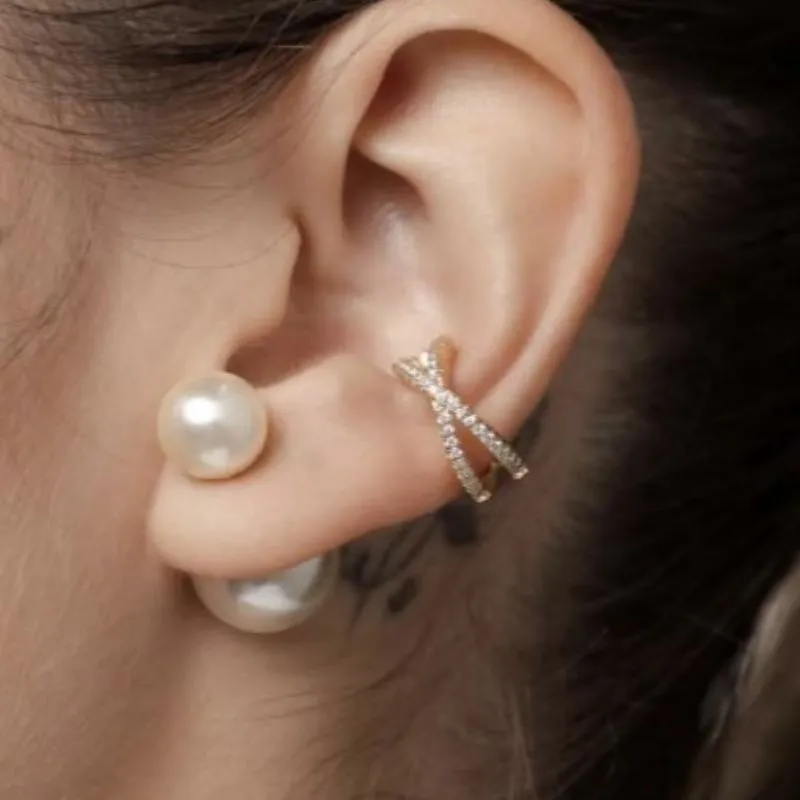 Piercing Fake em X Cristal