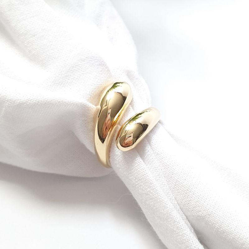 Anel Orgânico 2 Gotas Grossas (n15 ajustável)