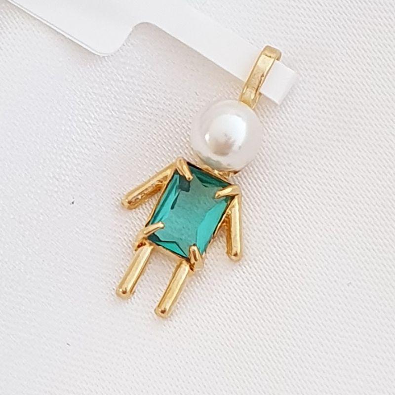 Pingente Menino Turmalina (Pérola)